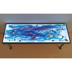 Groer Leuchttisch, 180 x 60 cm, hhenverstellbar 66,5 bis 83,5 cm