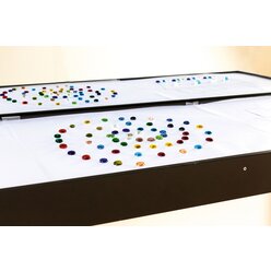 Groer Leuchttisch, 180 x 60 cm, hhenverstellbar 66,5 bis 83,5 cm