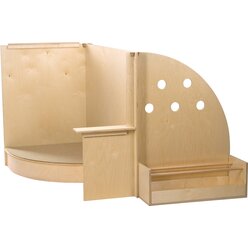 Krippenspielwand, Malen - Lesen, Farbe natur, Hhe 1 m