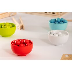 Wooden Fine Motor Pattern Balls, Pinzetten-Legespiel, ab 3 Jahre