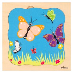 Wachstumspuzzle - Schmetterling