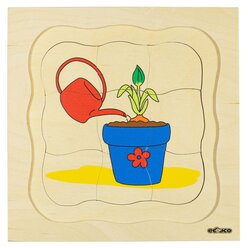 Lagenpuzzle Tulpe, ab 4 Jahre