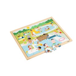 Kooperations-Puzzles - Set mit 4 Puzzles fr das Puzzeln zu zweit, 3-6 Jahre