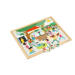 Kooperations-Puzzles - Set mit 4 Puzzles fr das Puzzeln zu zweit, 3-6 Jahre