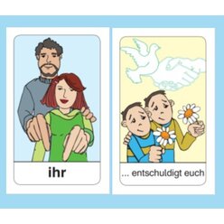 Deutsch Lernen: Ich freue mich und du dich! Kartenspiel f�r 2-4 Spieler, ab 9 Jahre