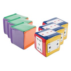 Movecubes Mini 6er Set, Schaumstoff-Spielwrfel 10x10 cm, ab 3 Jahre