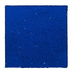 Sensorische Pailletten-Tafel, blau/silber