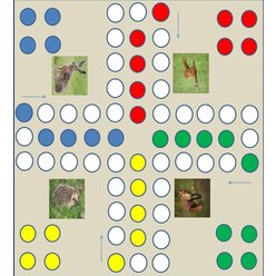 Spielteppich Ludo Tiere, inklusive Zubehr