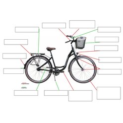 magnetisches Set XXL "sicheres Fahrrad"