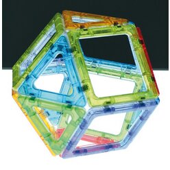 Polydron Crystal MegaMag, 36 magnetische Teile, ab 3 Jahre