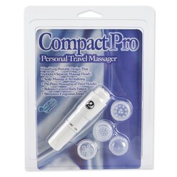 Gesichtsmassagegerät-Mini, Vibrationsgerät mit 4 verschiedenen Massage-Köpfen