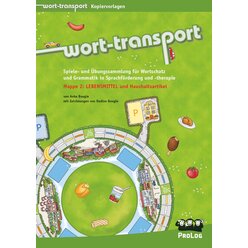 4 Wort-Transport-Mappen im Paket, Kopiervorlagen , ab 5 Jahre