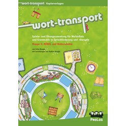 4 Wort-Transport-Mappen im Paket, Kopiervorlagen , ab 5 Jahre