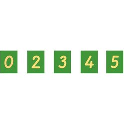 Sandpapierziffern 0 bis 9, ab 4 Jahre