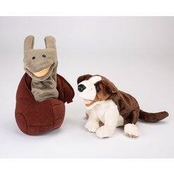 Faustlos  Kindergarten Handpuppe Hund