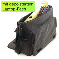 TimeTEX Umhnge-Tasche Novum Mare I, steingrau