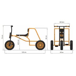 Shuttle Trike Maxi, Kinderfahrzeug, ab 6 Jahre