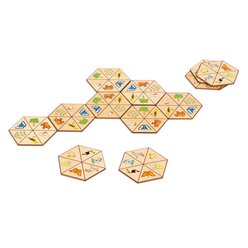 Hexagon Natur, Legespiel, 4-8 Jahre