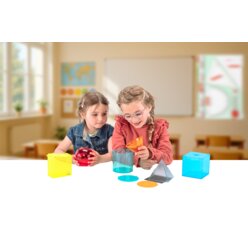 Krperformensatz transparent in 6 Farben (6 Teile)