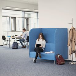 xilent Schallschutzsofa, trkis-grn, Sitzhhe 38 cm