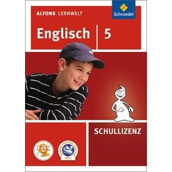 Alfons Lernwelt Englisch 5 Schullizenz, DVD-ROM