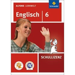 Alfons Lernwelt Englisch 6 Schullizenz, DVD-ROM