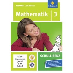 Alfons Lernwelt Mathematik 3 Schullizenz, DVD-ROM