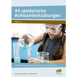 44 spielerische Achtsamkeitsbungen, Kartensatz, 1. bis 4. Klasse