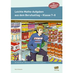 Leichte Mathe-Aufgaben aus dem Berufsalltag - 7-8