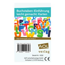 Buchstaben-Einfhrung leicht gemacht: Karten, 1. Klasse