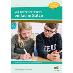 DaZ eigenstndig ben: einfache Stze - GS, Heft, 3.-4. Klasse