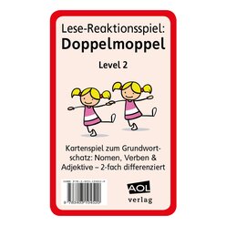 Lese-Reaktionsspiel: Doppelmoppel Level 2, 1.-4. Klasse