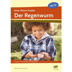 Erste-Klasse-Projekt: Der Regenwurm, Buch inkl. CD, 1. Klasse