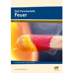 DaZ-Forscherheft: Feuer, Heft, 3.-4. Klasse