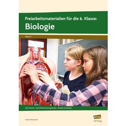 Freiarbeitsmaterialien fr die 6. Klasse: Biologie, Buch