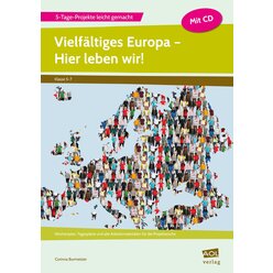 Vielfltiges Europa - Hier leben wir!, Heft inkl. CD, 5.-7. Klasse