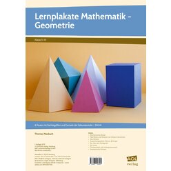 Lernplakate Mathematik - Geometrie, Poster, 5. bis 10. Klasse