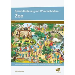 Sprachfrderung mit Wimmelbildern: Zoo, Heft, 1.-2. Klasse