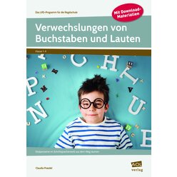 Verwechslungen von Buchstaben und Lauten, Buch, 1. bis 4. Klasse