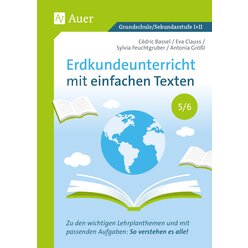 Erdkundeunterricht mit einfachen Texten 5-6, Buch mit Downloadmaterial