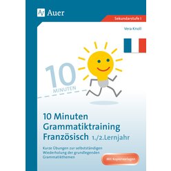 10-Minuten-Grammatiktraining Franzsisch Lj. 1-2