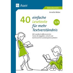 40 einfache Lesetexte fr mehr Textverstndnis 5-6