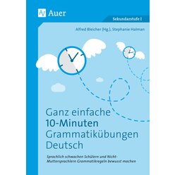 Ganz einfache 10-Minuten-Grammatikbungen Deutsch
