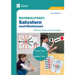 Materialpaket Satzstern nach Montessori