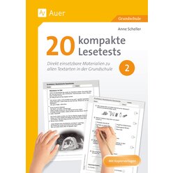 20 kompakte Lesetests fr Klasse 2, Buch