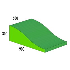 Wellenkeil MAXI grn/hellgrn, 36-215A-12, ab 4 Jahre