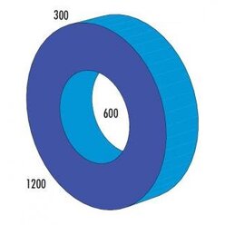 Vollkreis MAXI blau/hellblau, 34-042-12, ab 4 Jahre