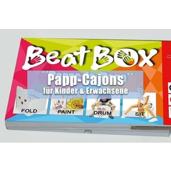 Papp-Cajon Kids - BEATBOX Pappe-la-Papp aus Karton, ab 5 Jahre