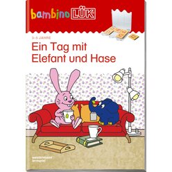 bambinoLK-Ein Tag mit Elefant und Hase, Heft, 3-5 Jahre
