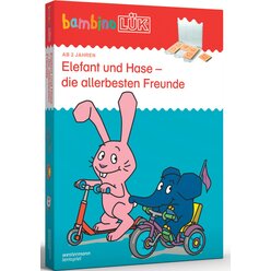 bambinoLK Set Elefant und Hase - die allerbesten Freunde, 2-4 Jahre